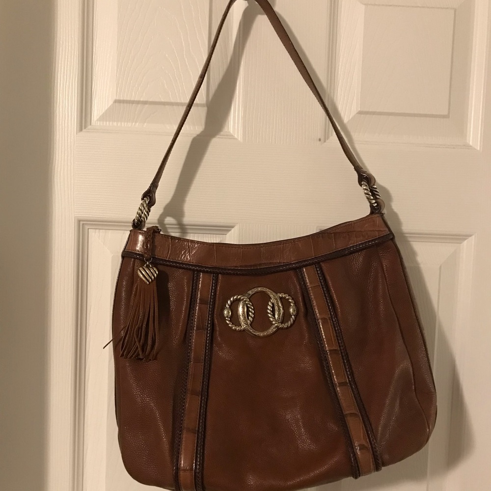 Pristine Brighton Candid Large Cognac Hobo bag